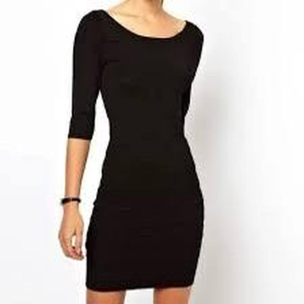 MNG Basics black bodycon dress size XXS. Great condition.